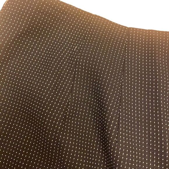 Talbots Flat Front Black Polkadot Dress Pants - Picture 6 of 11